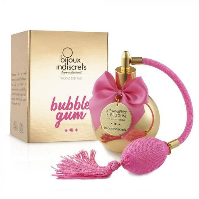 Bijoux Indiscrets Увлажняющий спрей для тела Bubble Gum Body Mist, 100 мл
Bijoux Indiscrets Увлажняющий спрей для тела Bubble Gum Body Mist, 100 мл