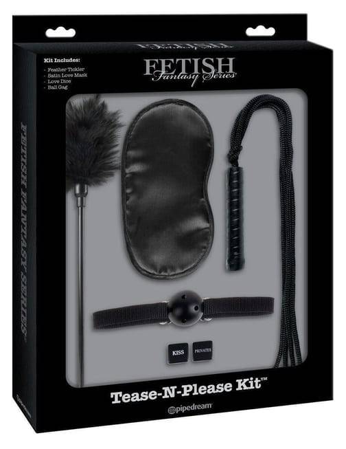 Набор аксессуаров Pipedream Fetish Fantasy Series Teanse-N-Please Kit, черный
Набор аксессуаров Pipedream Fetish Fantasy Series Teanse-N-Please Kit, черный