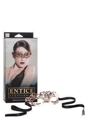 Маска золотистая из никеля с имитацией кристаллов Entice Mystique Mask - Rose Gold
Маска золотистая из никеля с имитацией кристаллов Entice Mystique Mask - Rose Gold