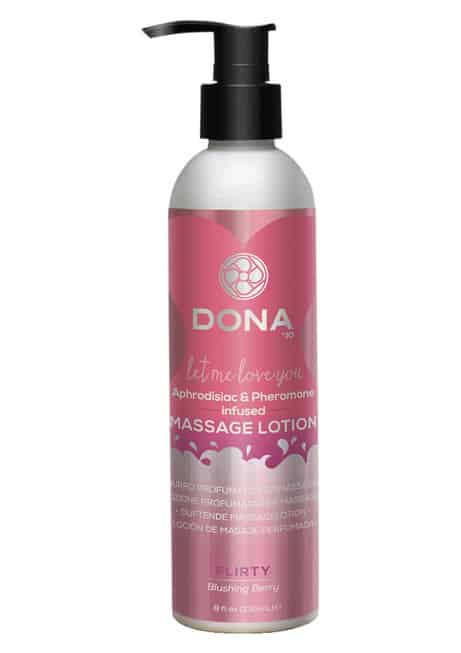 

Увлажняющий лосьон для массажа DONA Massage Lotion Flirty Aroma: Blushing Berry 235 мл