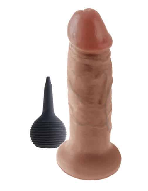 Фаллоимитатор с функцией семяизвержения Pipedream King Cock 7" Squirting Cock Tan, загорелый
Фаллоимитатор с функцией семяизвержения Pipedream King Cock 7" Squirting Cock Tan, загорелый