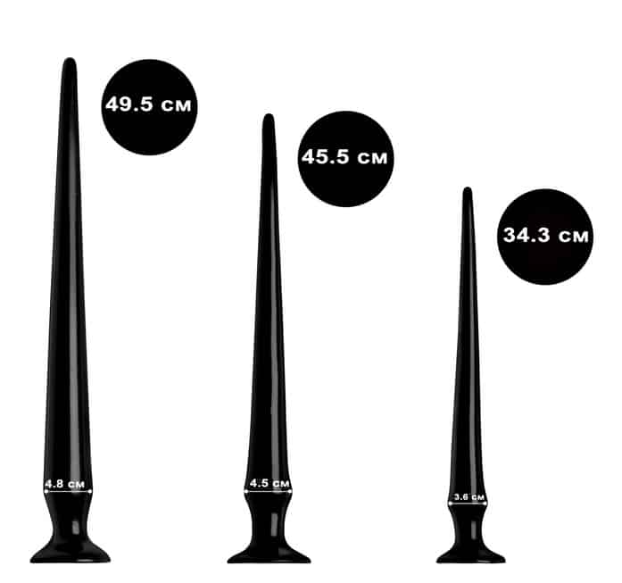 Набор больших анальных стимуляторов XR Brands Hosed Slim Tapered Anal Hose Trainer Set 3 шт, черные
Набор больших анальных стимуляторов XR Brands Hosed Slim Tapered Anal Hose Trainer Set 3 шт, черные
