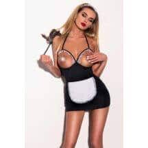 Костюм горничной Devil & Angel, чёрный, XS/S. Нет в наличии Костюм горничной Devil & Angel, чёрный, XS/S