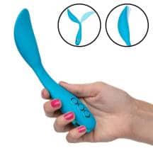 Вибратор с фиксацией формы CalExotics California Dreaming Palm Springs Pleaser, голубой