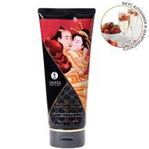 Массажный крем Shunga Kissable Клубника с шампанским, 200 мл