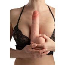 Фаллоимитатор Интимная Жизнь Реалистик с подвижной кожей 22 см, телесный