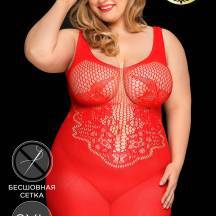 Платье Candy Girl Ella красное, 2XL