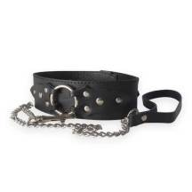 Кожаный ошейник в готическом стиле Sitabella, чёрный. Нет в наличии Кожаный ошейник в готическом стиле Sitabella, чёрный