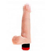 Фаллоимитатор Art-Style №10 с вибрацией 21.5 см, телесный