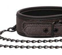 Ошейник с поводком Shots OUCH!, серый