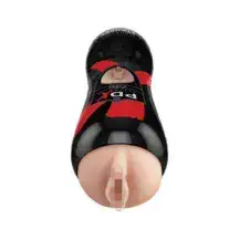 Мастурбатор-вагина в тубе с вибрацией Pipedream PDX Elite Pussy Stroker, телесный 