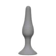 Анальная пробка Lola Games Back Door Slim Anal Plug L, серая Анальная пробка Lola Games Back Door Slim Anal Plug L, серая