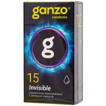 Презервативы ультратонкие Ganzo Invisible, 15 шт