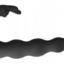 Вибронасадка для двойного проникновения Lola Games Pure Passion Bunny, чёрная Вибронасадка для двойного проникновения Lola Games Pure Passion Bunny, чёрная