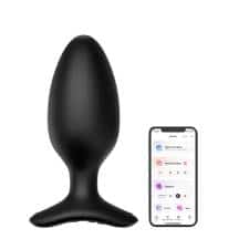 Анальная вибропробка Lovense Hush 2 M, черная Анальная вибропробка Lovense Hush 2 M, черная