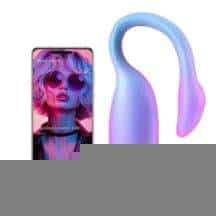 Виброяйцо Magic Motion Flamingo Max, синее