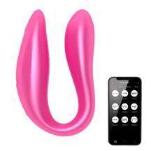 Парный вибратор Oninder Lisboa, розовый