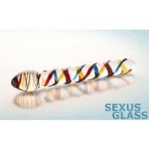 Фаллоимитатор анально вагинальный Sexus Glass, прозрачный Фаллоимитатор анально вагинальный Sexus Glass, прозрачный