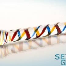 Фаллоимитатор анально вагинальный Sexus Glass, прозрачный