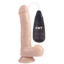 Вибратор CNT Dick Buddies: Buzzing Stud 19.8 см, телесный