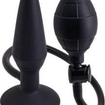 Анальная пробка с расширением Inflatable Butt Plug M, черный
