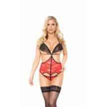 Боди Softline Collection Terri, красный, M/L. Нет в наличии Боди Softline Collection Terri, красный, M/L