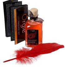 Комплект для сладких игр Orgie Lips Massage со вкусом клубники, 100 мл