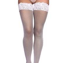 Чулки Amor El Rosa roja S/L, белые