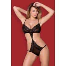 Боди Obsessive 852-TED-1 teddy, Чёрный, S/M. Нет в наличии Боди Obsessive 852-TED-1 teddy, Чёрный, S/M