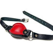 Кляп BDSM Арсенал, черно-красный