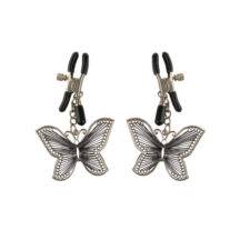 Зажимы на соски PipeDream Butterfly Nipple Clamps, серебристый