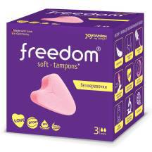 Тампоны гигиенические Soft-Tampons Freedom Mini, 3 шт Тампоны гигиенические Soft-Tampons Freedom Mini, 3 шт