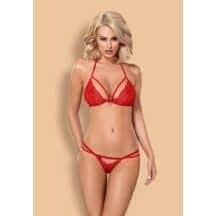 Комплект красный 838-SET-3 Obsessive, S/M. Нет в наличии Комплект красный 838-SET-3 Obsessive, S/M