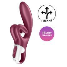 Вибратор-кролик Satisfyer Touch Me с двумя клиторальными отростками, бордовый Вибратор-кролик Satisfyer Touch Me с двумя клиторальными отростками, бордовый