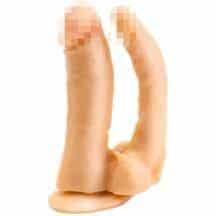 Фаллоимитатор-реалистик двойной LoveToy на присоске, телесный. Нет в наличии Фаллоимитатор-реалистик двойной LoveToy на присоске, телесный