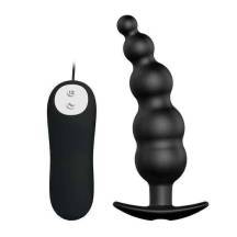 Анальная елочка с пультом ДУ 12 Pretty Love, черный Анальная елочка с пультом ДУ 12 Pretty Love, черный