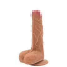 Фаллоимитатор Lola Games Nudes Calm 17.5 см, темный телесный Фаллоимитатор Lola Games Nudes Calm 17.5 см, темный телесный