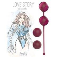 Набор сменных вагинальных шариков Lola Games Love Story Valkyrie, бордовый