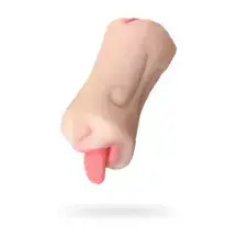Мастурбатор рот и вагина Toyfa Juicy Pussy Fruity Tongue, телесный
