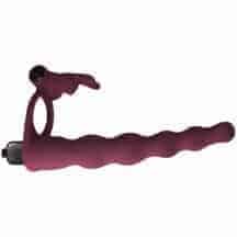 Вибронасадка для двойного проникновения Lola Games Pure Passion Bunny, бордовая. Нет в наличии Вибронасадка для двойного проникновения Lola Games Pure Passion Bunny, бордовая