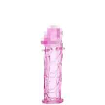 Насадка на член с усиками и реалистичным рельефом Toyfa, розовая