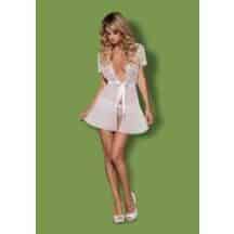 Пеньюар и трусики Obsessive Swanita, S\M. Нет в наличии Пеньюар и трусики Obsessive Swanita, S\M