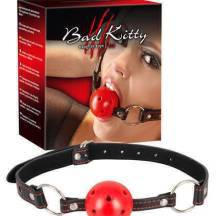 Кляп с отверстиями для дыхания Knebel красный