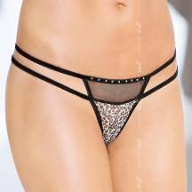 Трусики женские с доступом, леопардовые S/L