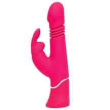 Фрикционный вибратор-кролик Happy Rabbit Thrusting Realistic, розовый. Нет в наличии Фрикционный вибратор-кролик Happy Rabbit Thrusting Realistic, розовый