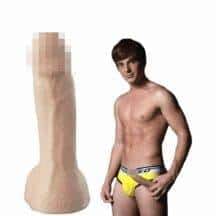 Фаллоимитатор FleshJack Boys Brent Corrigan 22 см, телесный