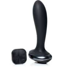 Анальная вибропробка HotOctopuss Plex с пультом ДУ, черная Анальная вибропробка HotOctopuss Plex с пультом ДУ, черная