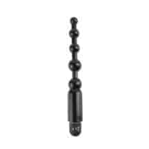 Анальный вибростимулятор елочка Pipedream Beginner's Power Beads, черный 