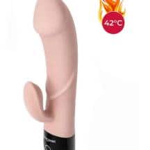 Вибратор-кролик с функцией нагрева Erocome Crater Plus, телесный