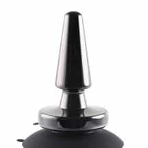 Анальная вибропробка с присоской Evolved Beginner, черная